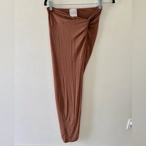 Brown wrap Skirt